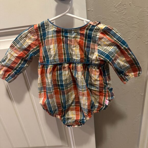 RuffleButts Bubble Romper Set (Christmas + Thanksgiving) | Baby Girl 6M - Picture 4 of 4